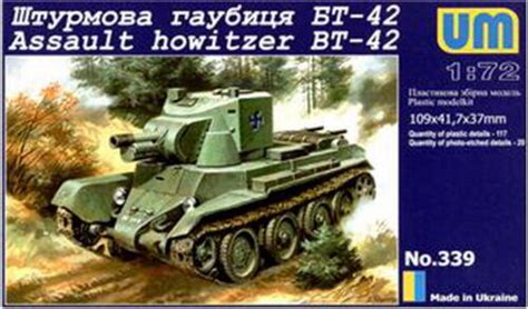 Unimodel 339 172 Bt 42 Tanque De Obús De Asalto Finlandés Cañón De