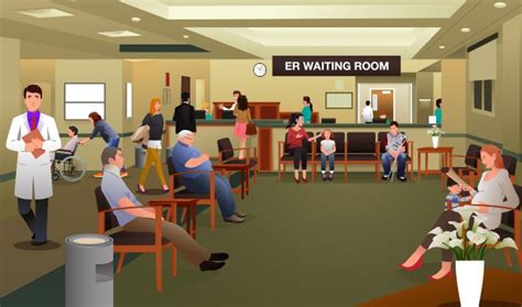 Busy Emergency Waiting Room