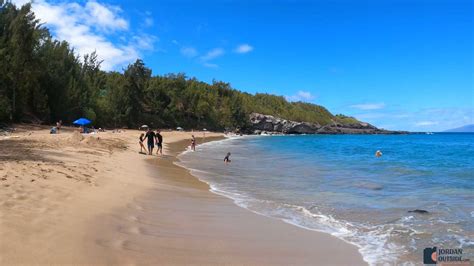Snorkeling At Slaughterhouse Beach On The West Side Of Maui Hawaii
