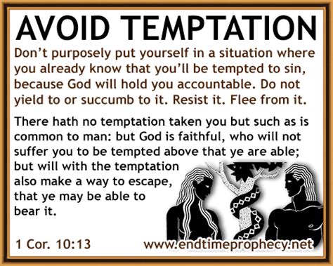 Avoiding Temptation Bible Quotes Quotesgram