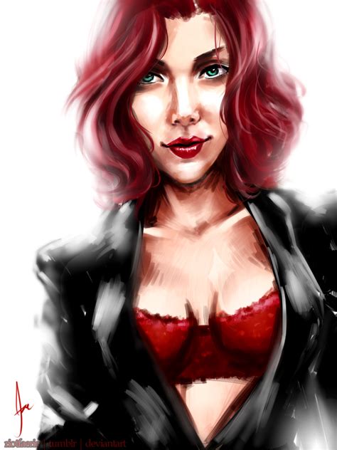 Scarlett Johansson The Black Widow By Riotfaerie On Deviantart