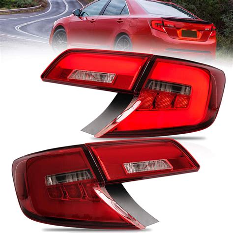 Vland Full Led Tail Lights For 2012 2013 2014 Toyota Camry Fit For Am