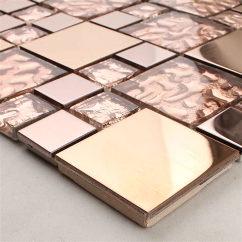 Copper Glass Tile Backsplash 20 Copper Backsplash Ideas That Add Glitter And Glam To Your