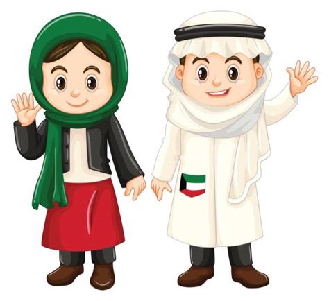 Cute Arab Boys Clip Art Illustrations Royalty Free Vector Graphics