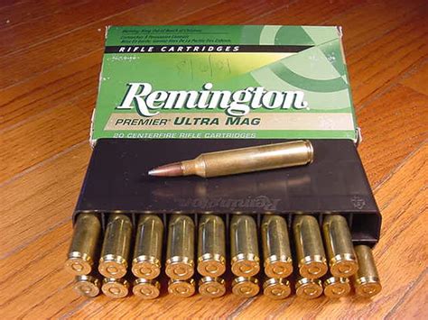 Box Of Remington Premier 7mm Rem Ultra Magnum Nosler Partition Semi