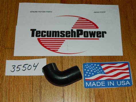 GENUINE Tecumseh Engine Breather Tube Hose 35504 Fits TVS ECV OVRM