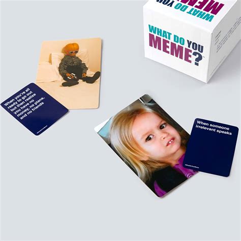 Do you love everything about memes and constantly tag your friends on instagram to see one? What Do You Meme?™ - The #1 Best Selling Adult Party Game