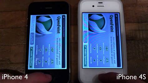 Iphone 4s Vs Iphone 4 Speed Test Comparison A5 Vs A4 Youtube