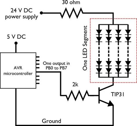 Using Transistors For Connecting High Voltages Leds Evil Mad Scientist