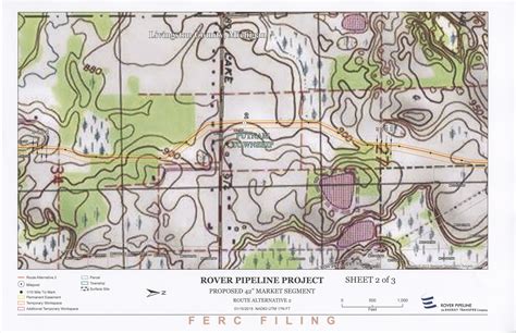 Et Rover Pipeline Washtenaw County Maps Route Alternate 2 February