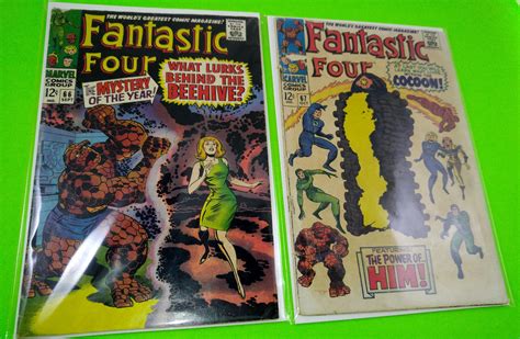 Fantastic Four Lot 66 And 67 Origin And 1st Appearance Of Him Adam