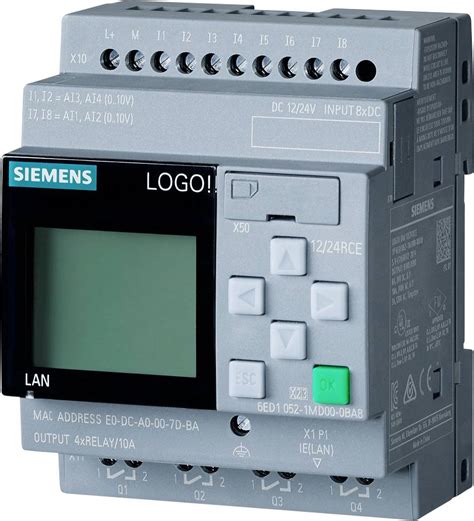Siemens 6ed1052 1md08 0ba1 Plc Controller 12 V Dc 24 V Dc