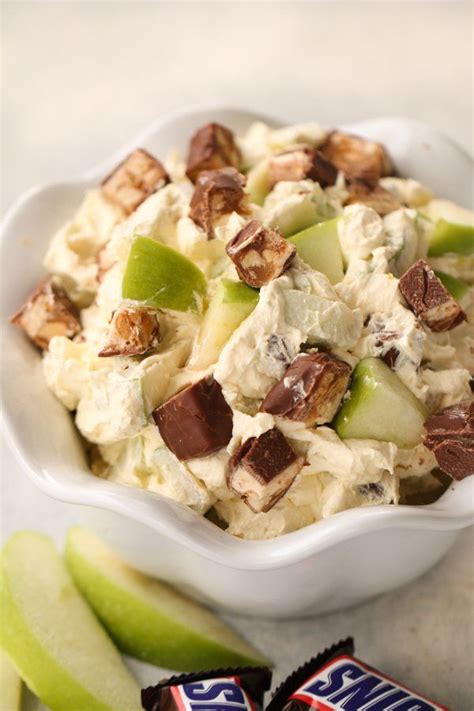 Chilled butter, chopped into chunks. Snickers Apple Pudding Salad | Recipe (With images) | Apple salad recipes, Fruit salad recipes, Food