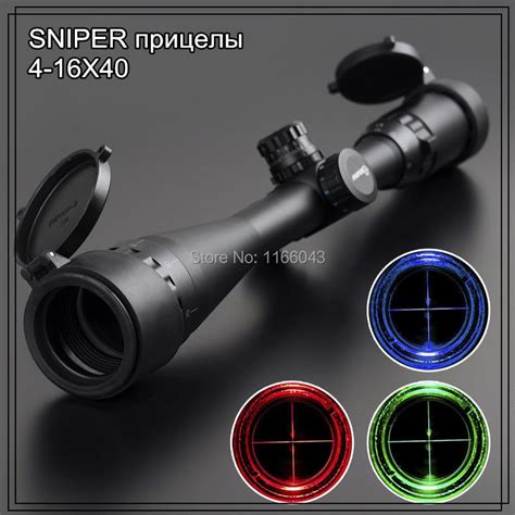 4 16x40 Hunting Riflescope Rangefinder Reticle Hunting Sniper Airsoft