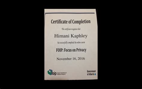 Certificates And Awards Himani Kaphley