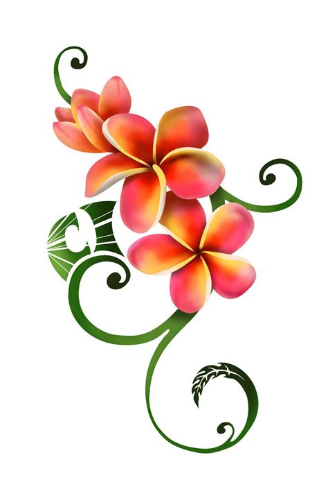 Hawaii Tattoo Designs Hawaiiantattoos Hawaiian Flower Tattoos