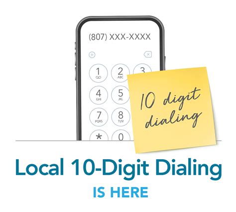 10 Digit Dialing Tbaytel
