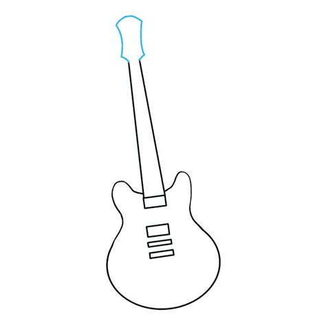 How To Draw A Guitar Really Easy Drawing Tutorial Guitar Drawing
