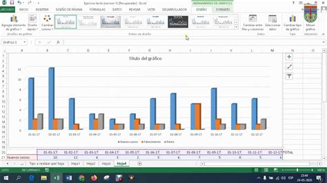 Aprendiendo A Insertar Un Grafico En Excel Grafico Excel Images
