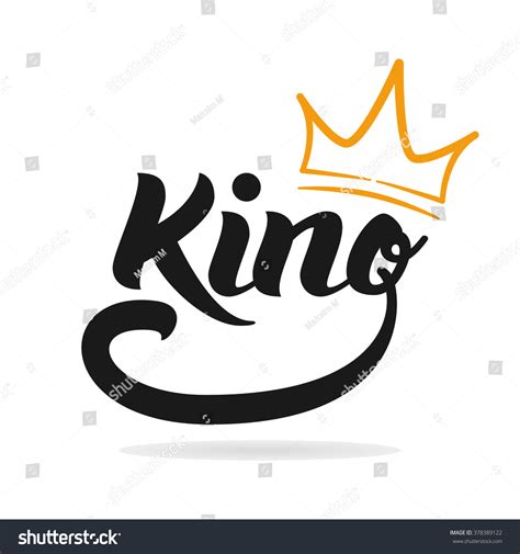 King Logo Template King Icon Word Of The King And The Crown Logo