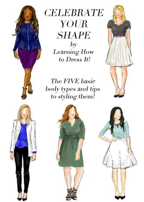 The Five Basic Body Types And Tips For Dressing Each Of Them Fashion