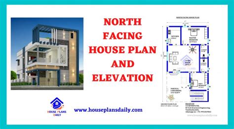 North Facing House Plan And Elevation 2 Bhk House Plan House Plan
