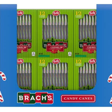 Bcl Brachs Cherry Candy Canes Pack Of 12 507 Ozbox 144 Canes Total