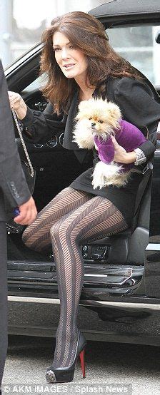real housewives of beverly hills star lisa vanderpump is fabulous at 51 in very racy tights
