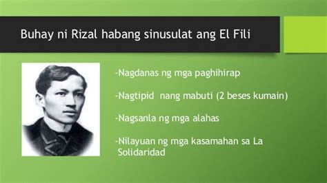 El Filibusterismo Talambuhay Ni Dr Jose Rizal Wattpad