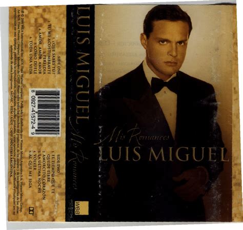 Luis Miguel Mis Romances 2001 Sony Music Cassette Discogs