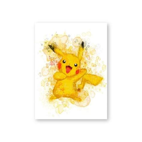 Poster Pokemon Pikachu Fan Art Boutique Pokemon
