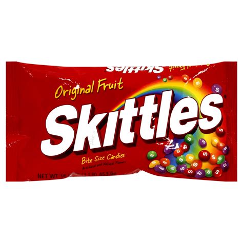 Skittles Bite Size Candies Original Fruit 16 Oz 1 Lb 4536 G