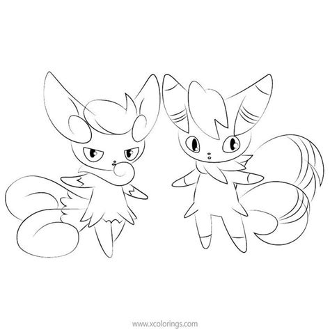 Meowstic Pokemon Coloring Pages Pokemon Coloring Pages Pokemon