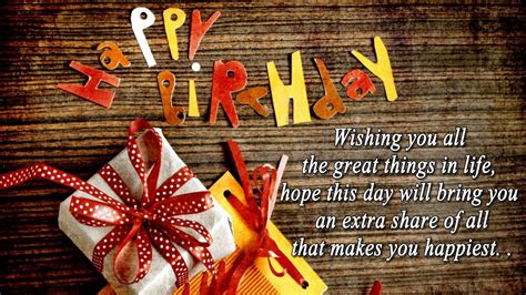 Looking for sweet happy birthday wishes to share with someone special on their special day? Happy Birthday Wishes | Best Birthday Quotes, SMS ...