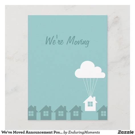Weve Moved Announcement Postcards Zazzle Weve Moved Announcements