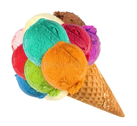 Big Ice Cream Cone Stock Photo Image Of Isolated Macro 42961688