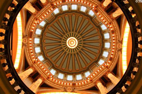Dome Interior Of Mississippi State Capitol Jackson Ms
