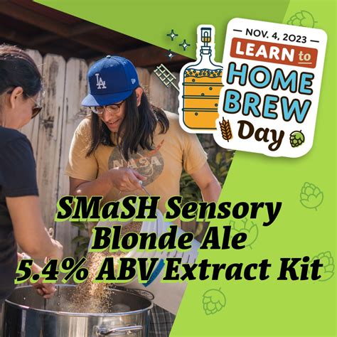 Learn To Homebrew Day Recipe SMaSH Sensory Blonde Ale Beer Wine