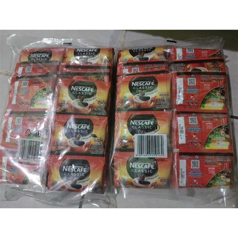 Jual Nescafe Classic 2gr Kopi 1 Renceng Isi 10sachet Shopee Indonesia