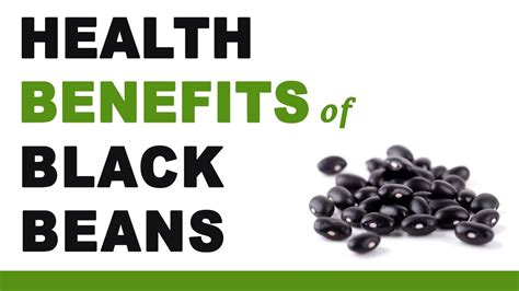 A diet rich in beans can reduce your. Health Benefits of Black Beans - YouTube
