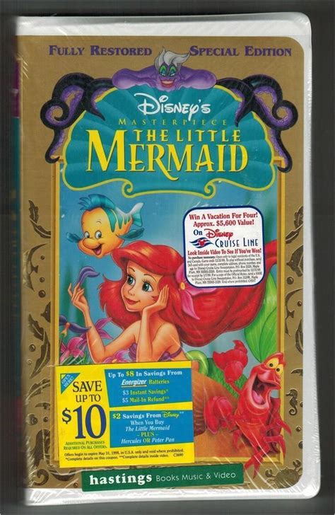 Disney The Little Mermaid Special Edition Masterpiece Collection Sealed