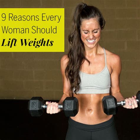 9 Reasons Every Woman Should Lift Weights Runners For Women And Weight Training