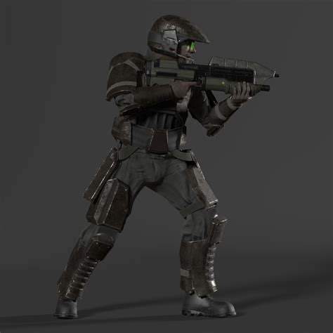 Abimael Salazar Halo Combat Evolved Armored Marine Hd