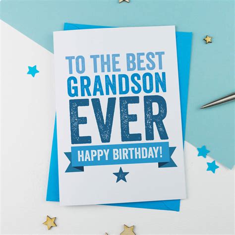 Grandson, birthday boy … little did i know when you entered my world what lessons in love you held for me. Happy Birthday Grandson By A Is For Alphabet ...