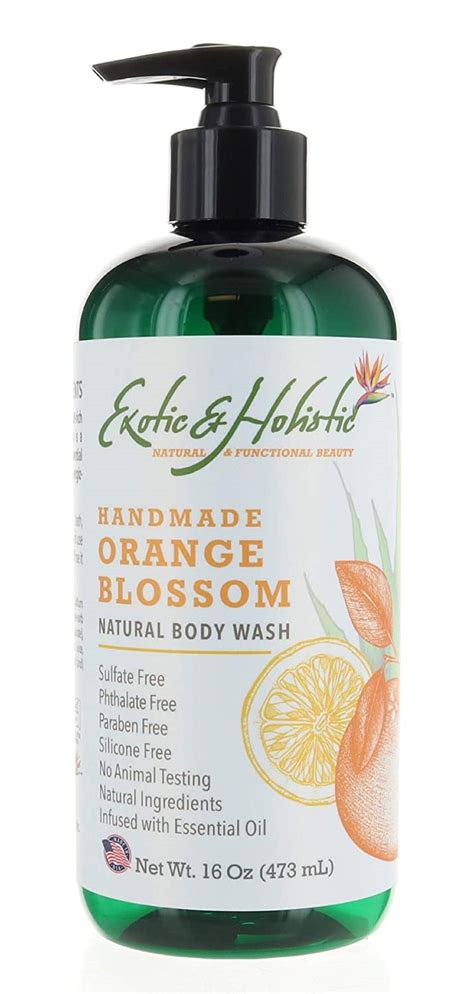 Orange Blossom And Lemon Handmade Natural Body Wash Shower Etsy