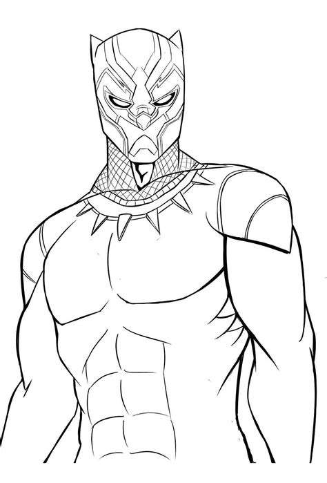 Check spelling or type a new query. Black Panther Coloring Pages Pdf to Print for Kids ...