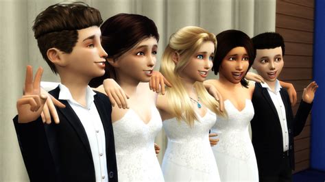 Sims 4 Ccs The Best Friendship Children Group Poses By Romerjon17