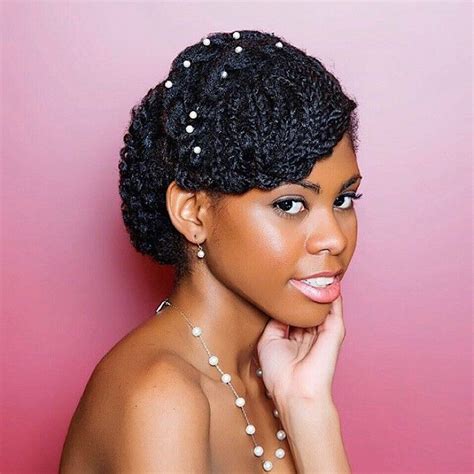 20 Gorgeous Natural Hairstyles For A Wedding Natural Hair Wedding Natural