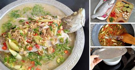 Salah satu menu masakan manado. Cara Masak Siakap Stim Limau Ala Thai Yang Cukup Mudah ...