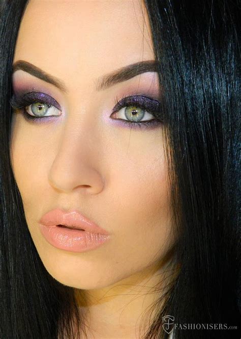 Deep Purple Smokey Eye Makeup Tutorial Fashionisers